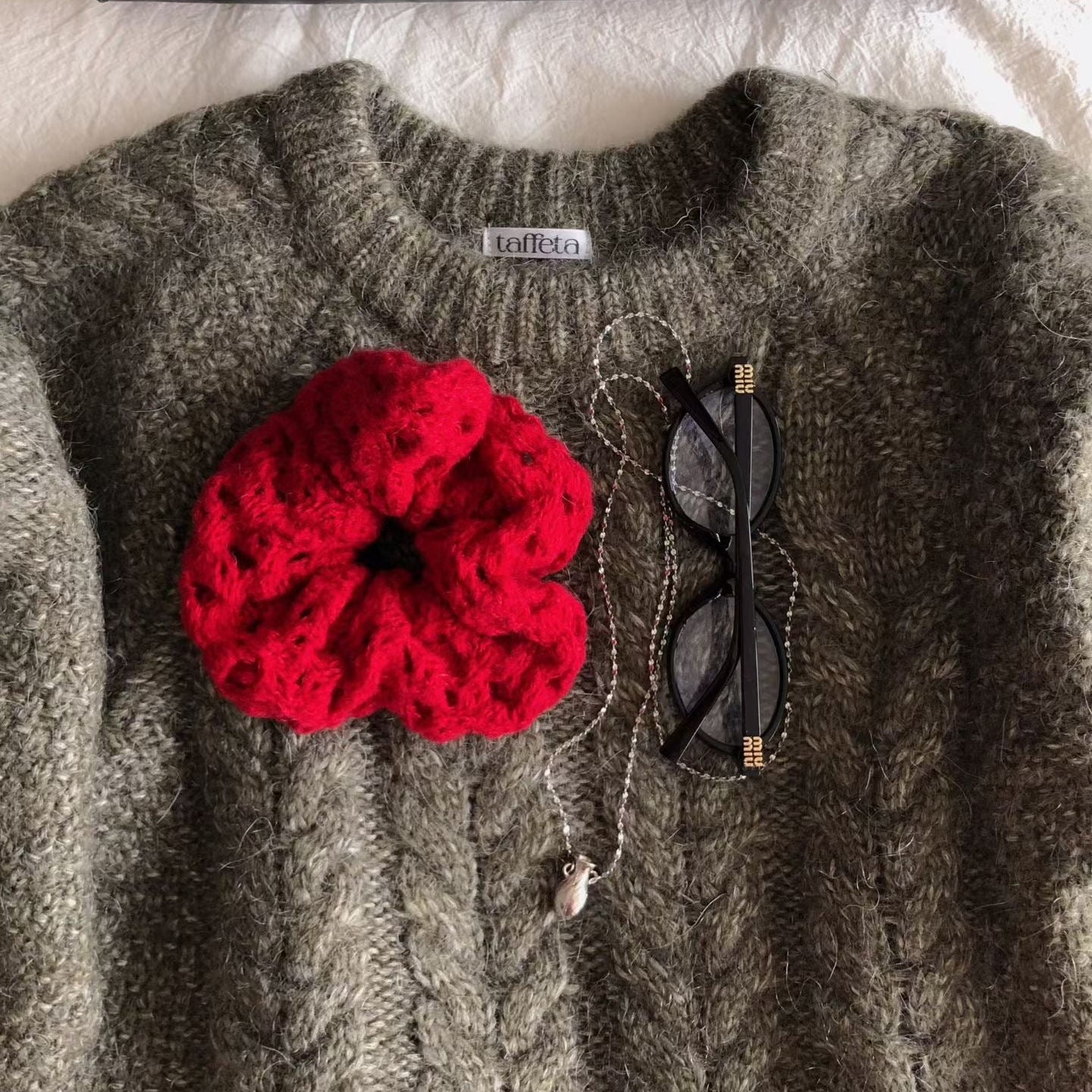 ChicStrands | Cozy Knit Hair Scrunchie