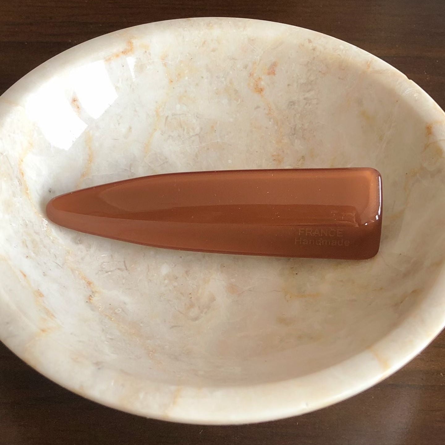 ChicStrands | France Lettering Triangle Hairpin