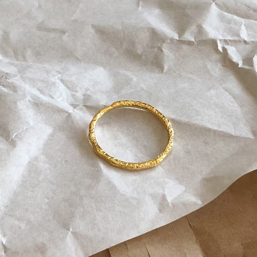 IKON  | 925Silver Texture Ring