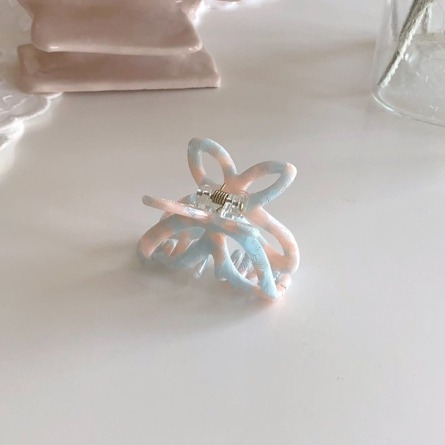 ChicStrands | Cotton Candy Ribbon Mini Hair Claws