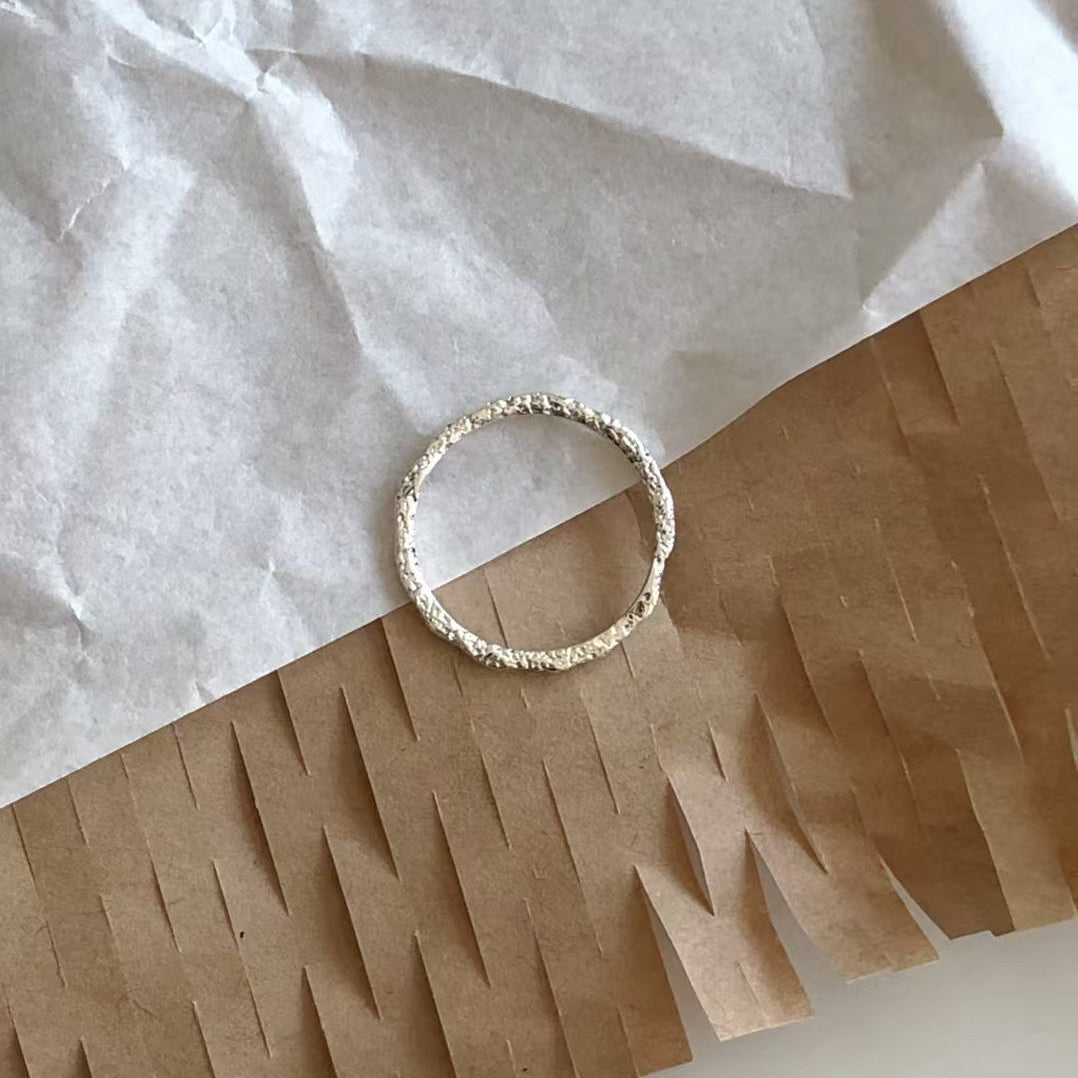 IKON  | 925Silver Texture Ring