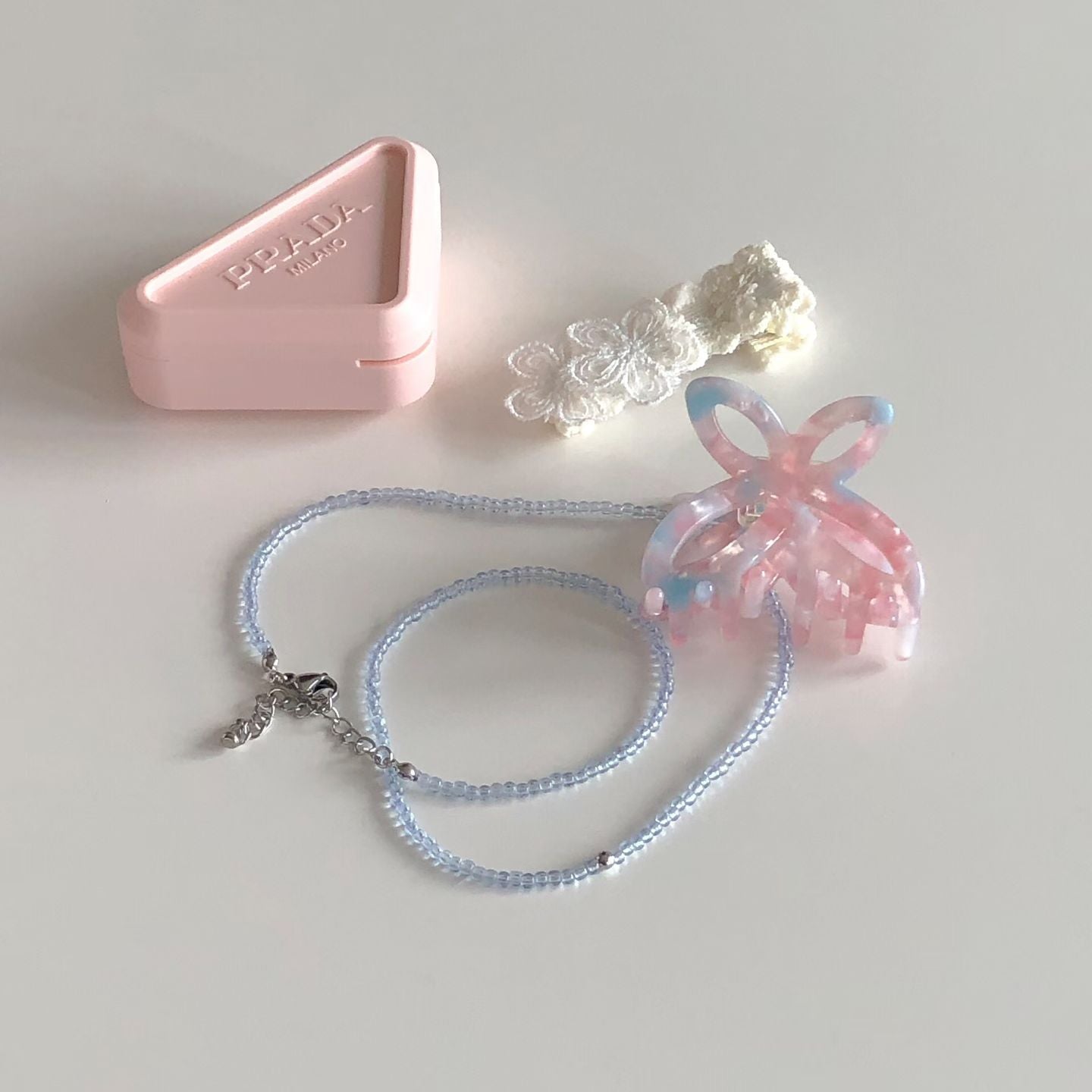 ChicStrands | Cotton Candy Ribbon Mini Hair Claws