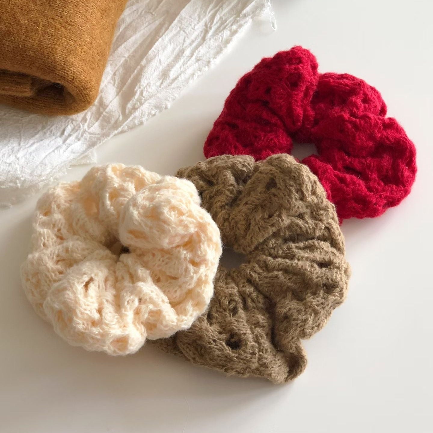 ChicStrands | Cozy Knit Hair Scrunchie