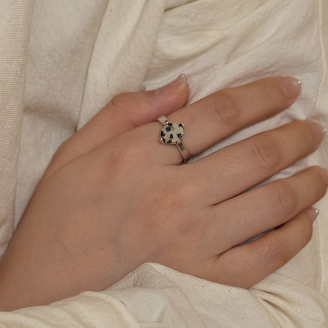 IKON DELUXE | 925Silver Speckled Granite Ring