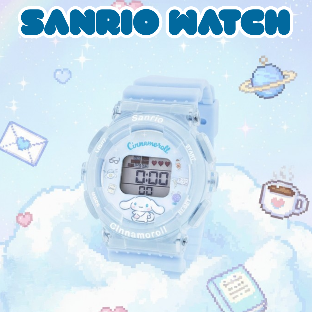 Zakkaholic | Sanrio Cinamoroll Hello Kitty 女裝 小朋友手錶 親子手錶 電子手錶 小朋友生日禮物