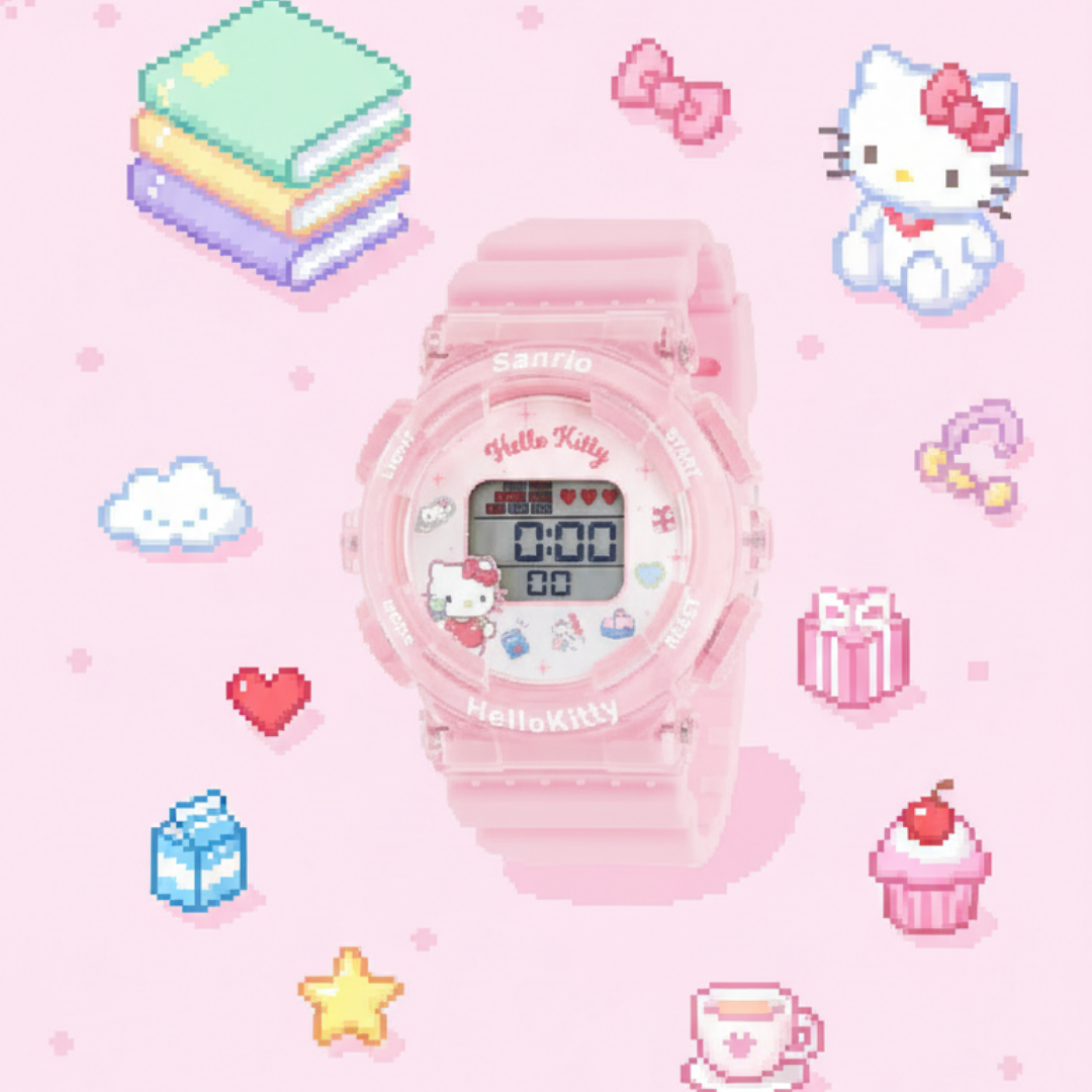 Zakkaholic | Sanrio Cinamoroll Hello Kitty 女裝 小朋友手錶 親子手錶 電子手錶 小朋友生日禮物