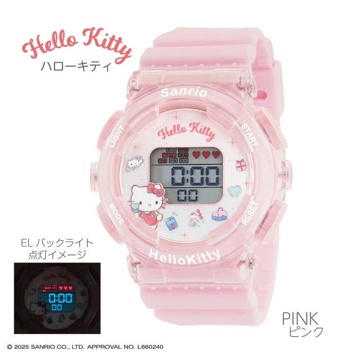 Zakkaholic | Sanrio Cinamoroll Hello Kitty 女裝 小朋友手錶 親子手錶 電子手錶 小朋友生日禮物