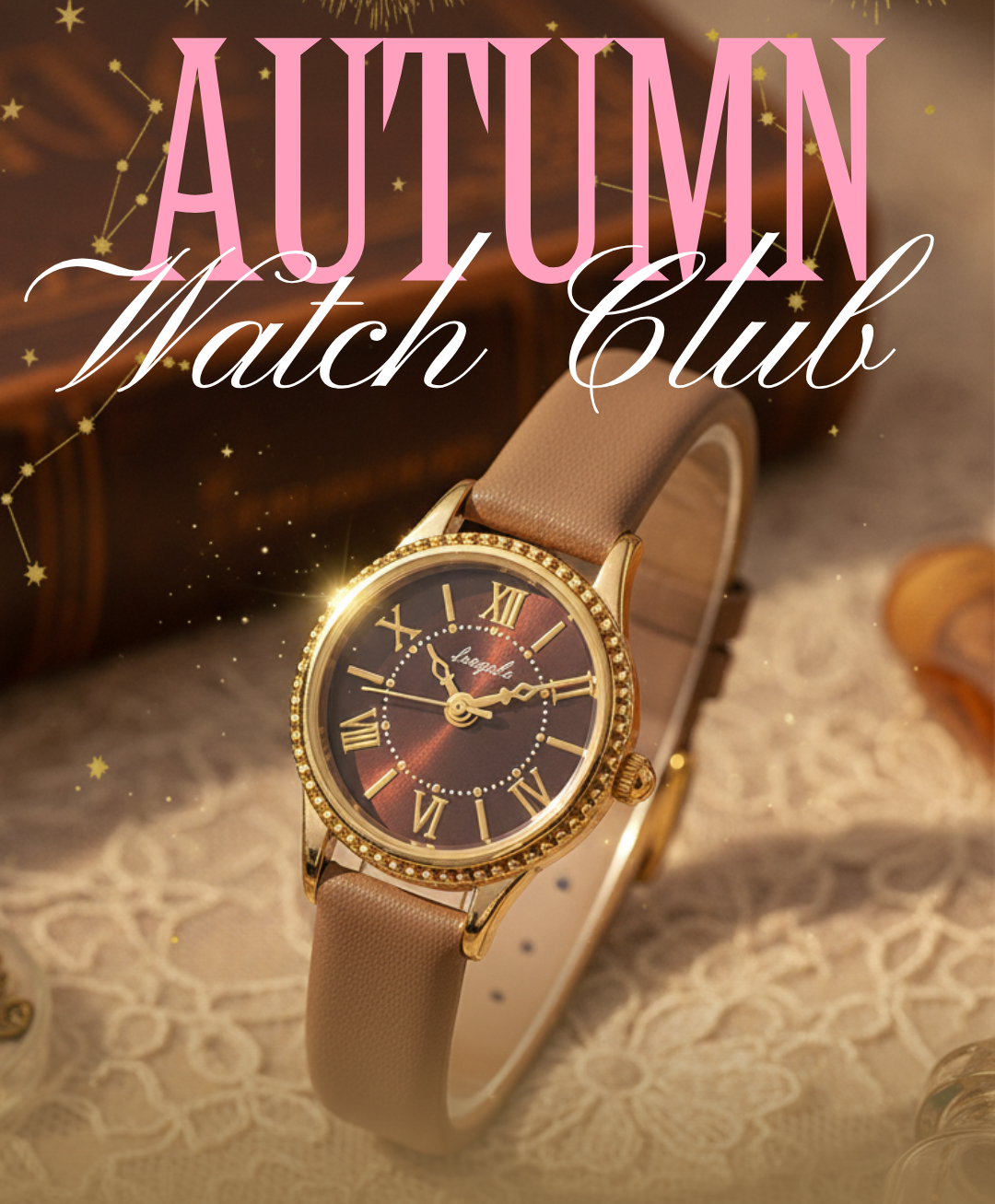 Zakkaholic | Antique Water Proof Watch 復古羅馬數字防水手錶