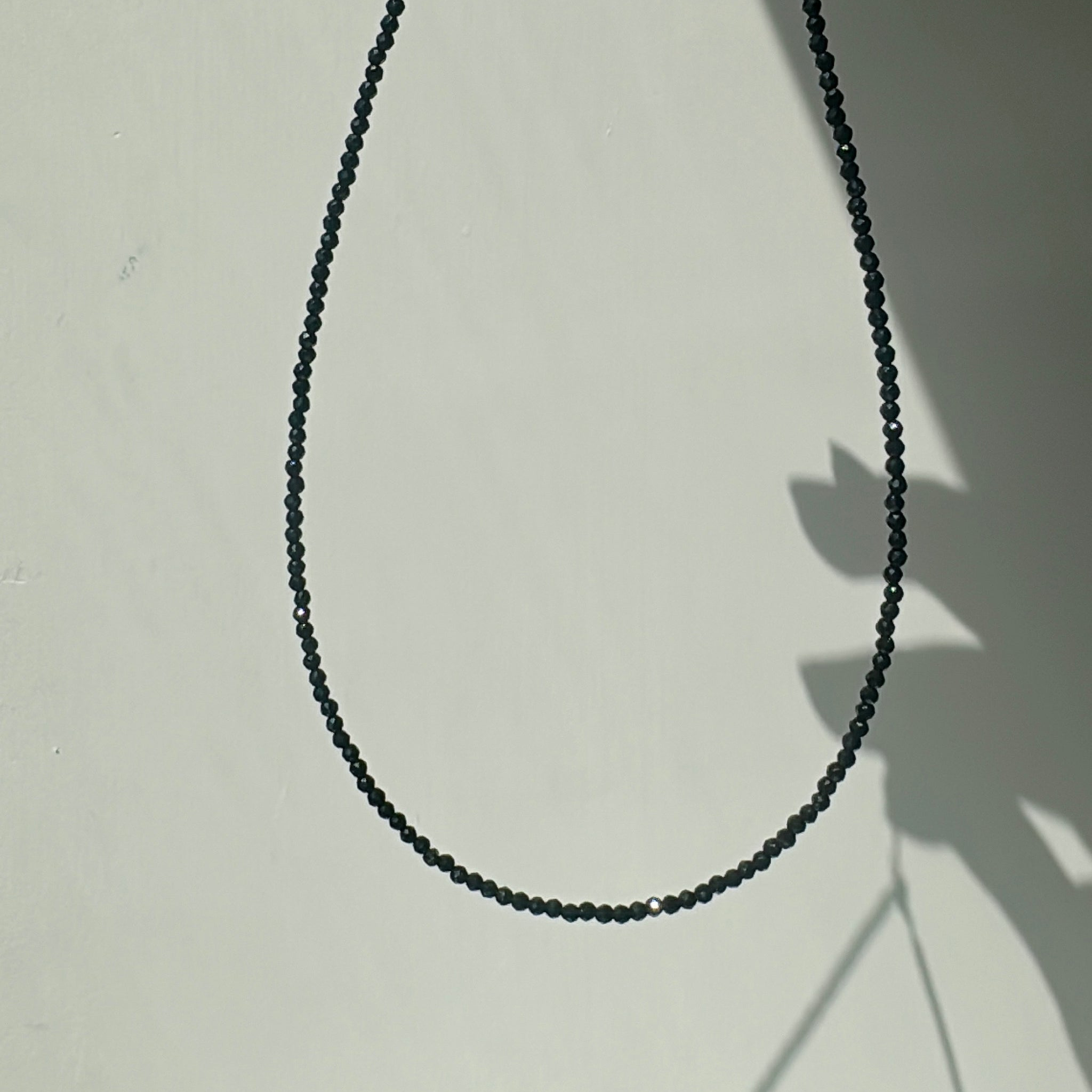 Basicworkshop | Sparkle Black Spinel Choker