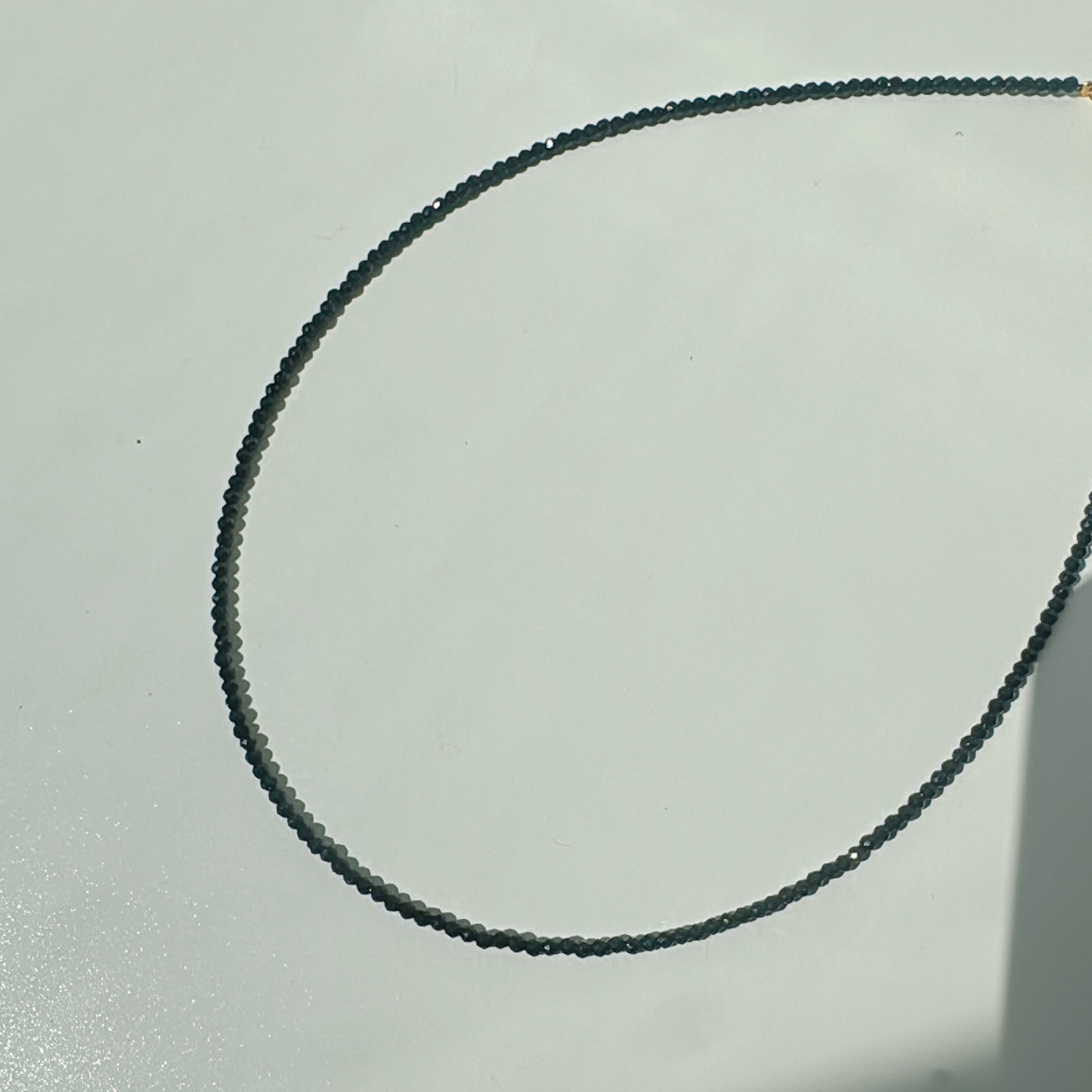 Basicworkshop | Sparkle Black Spinel Choker