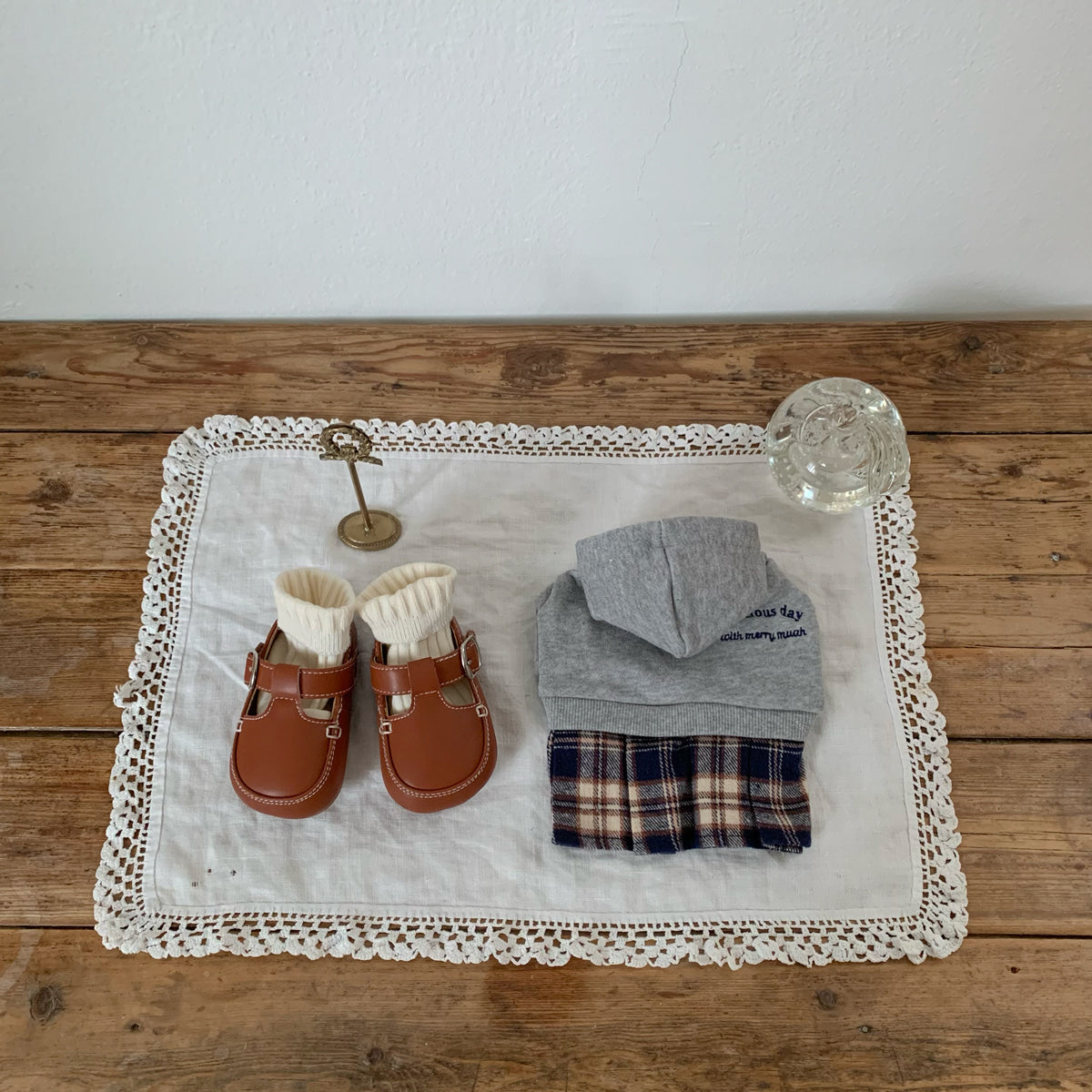 Pet Daily | Pet Classic Plaid Hoodie Set