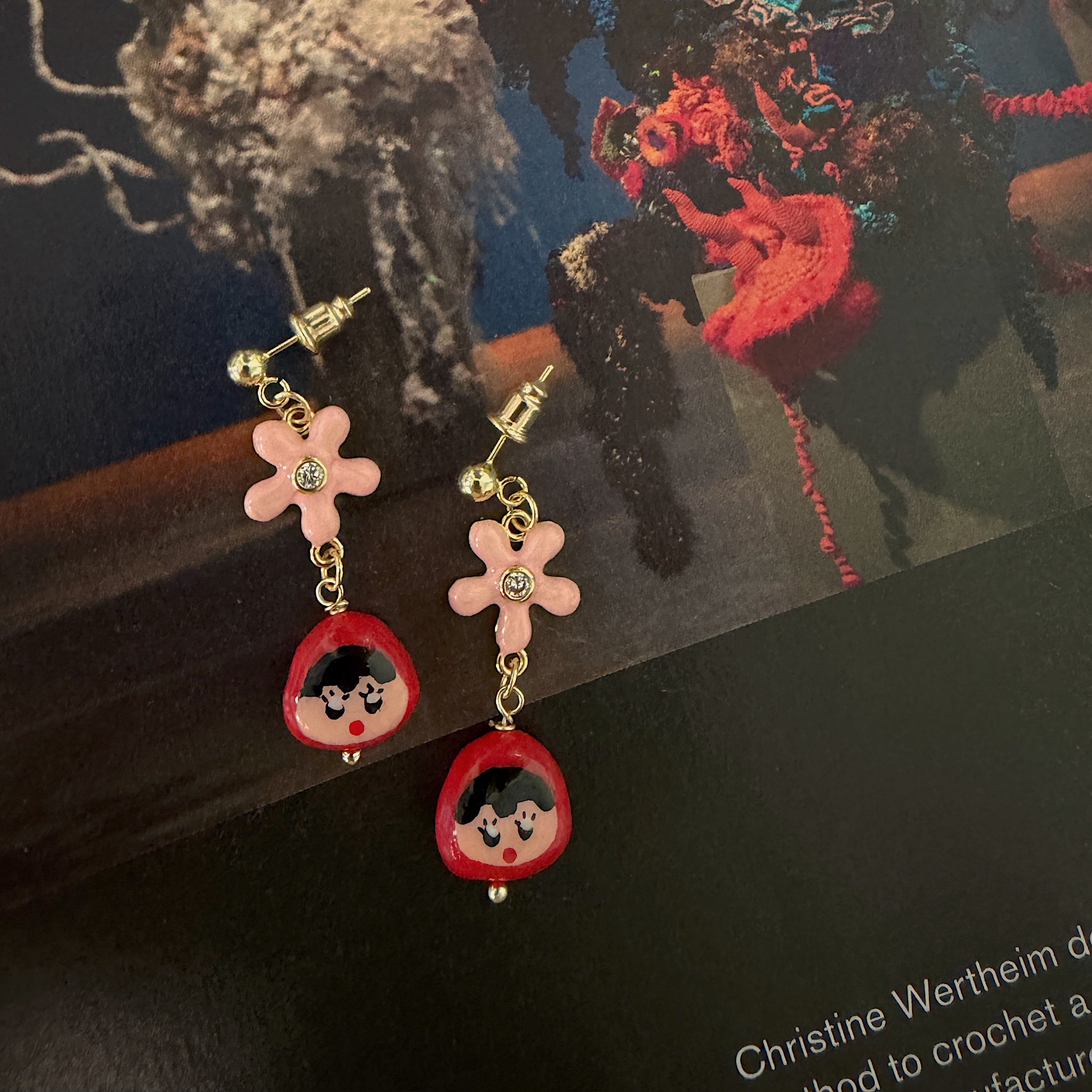 Mor Mor Chu | Little Ruby Earrings