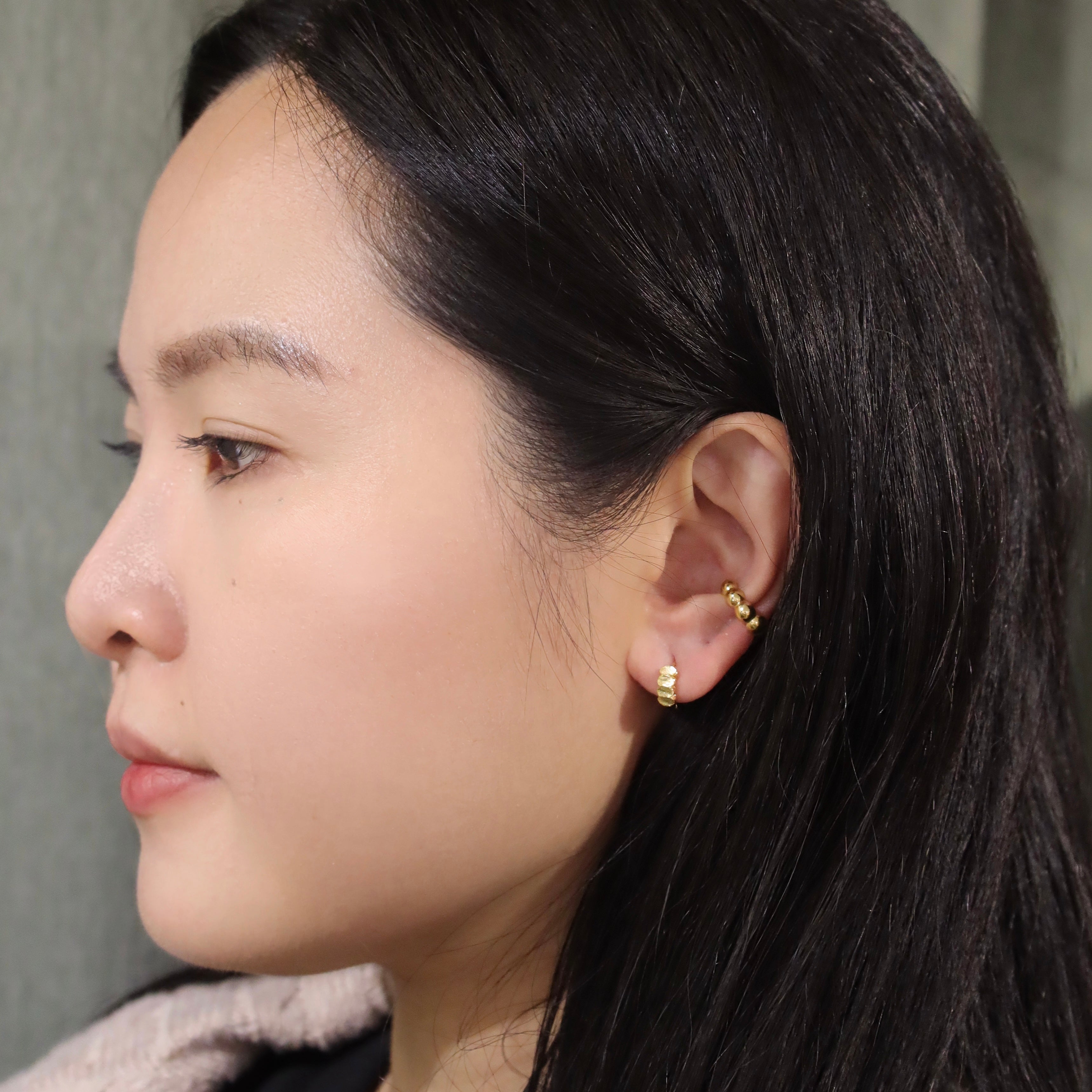 IKON  | 925Silver Tempo Tier Hoops Earrings