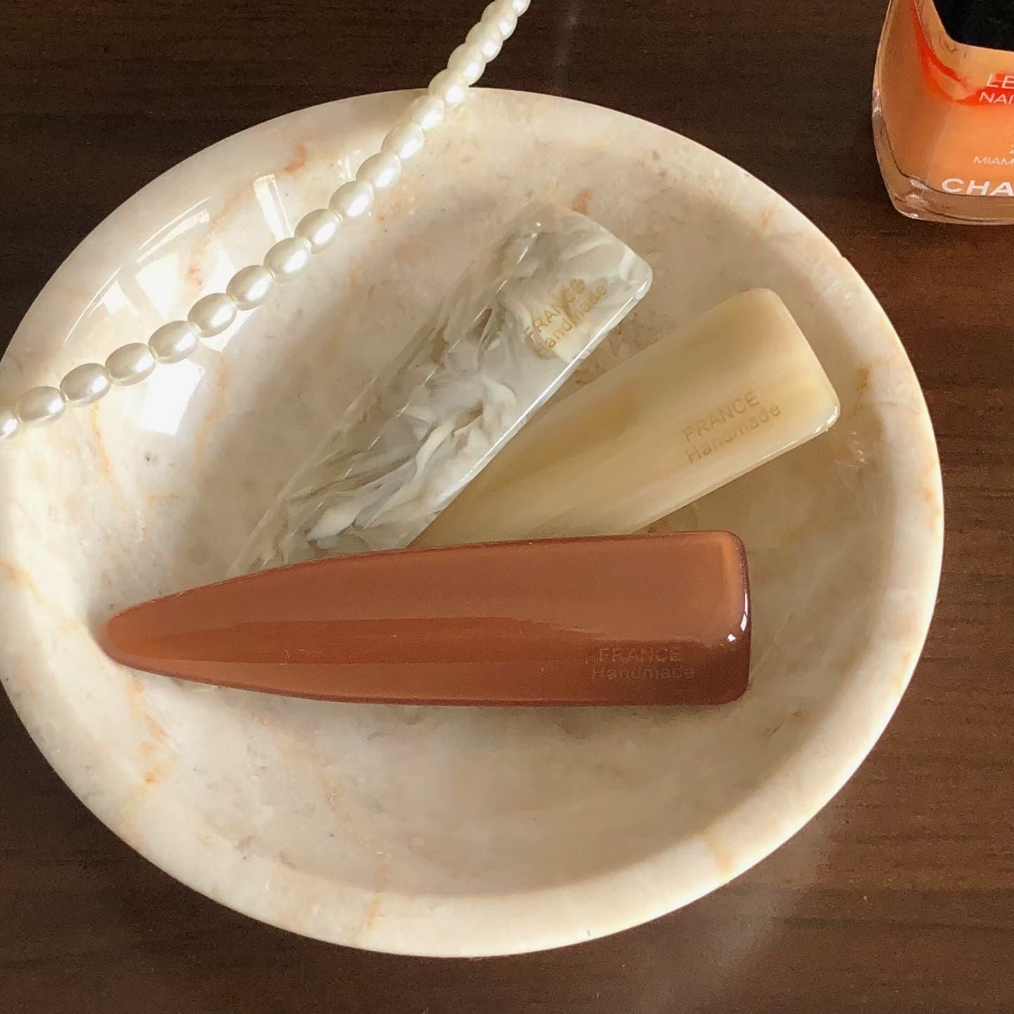 ChicStrands | France Lettering Triangle Hairpin