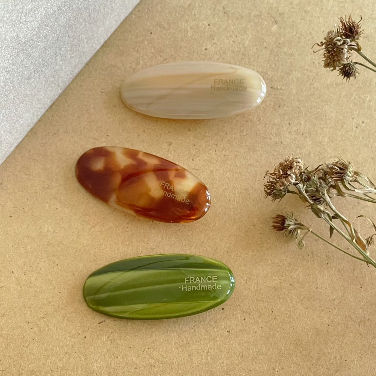 ChicStrands | France Lettering Pebble Mini Hairpin