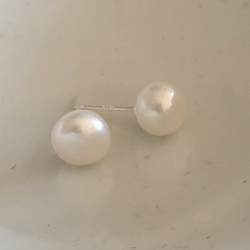 IKON | 925Silver Natural Pearl Earrings