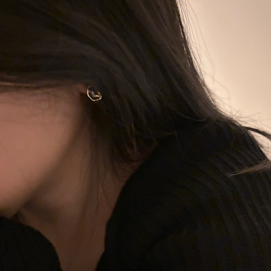 IKON  | 925Silver Irregular Geometric Earrings