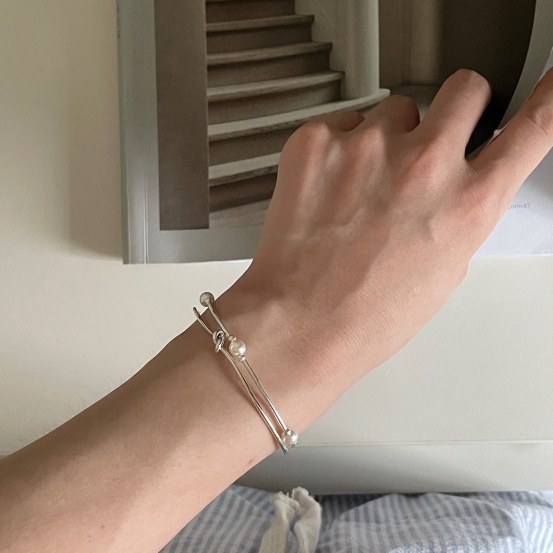 IKON | 925Silver Orphic Freshwater Pearl Bracelet