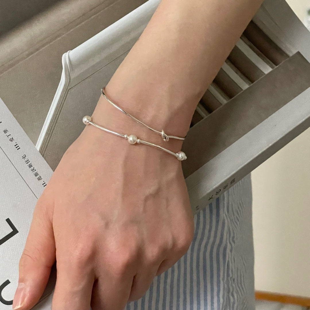 IKON | 925Silver Orphic Freshwater Pearl Bracelet