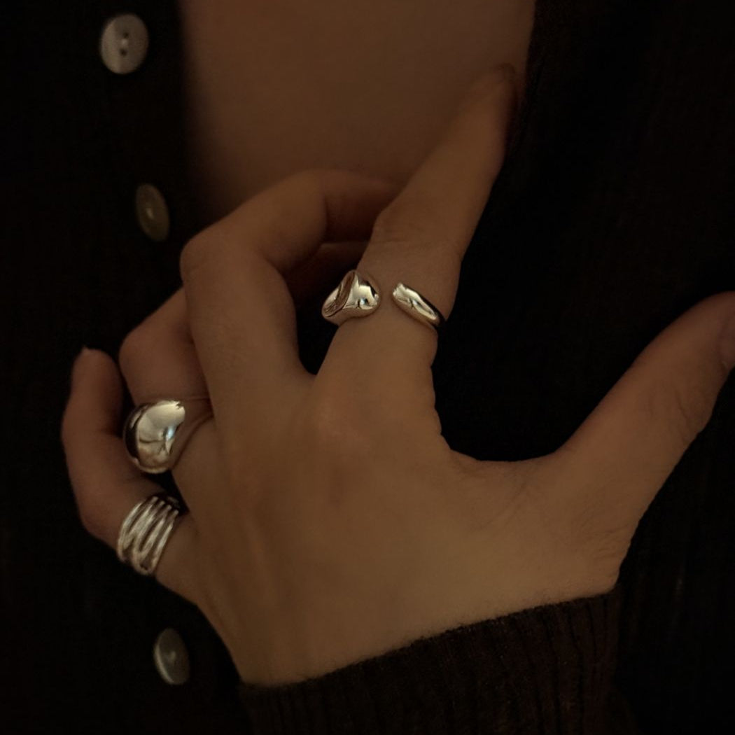 IKON DELUXE  | 925Silver Lucid Ripple Ring