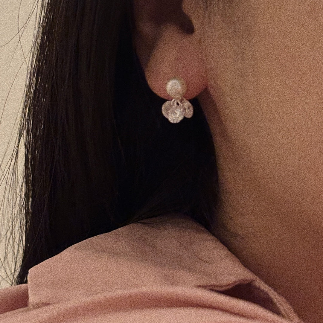 IKON | 925Silver Stella Cluster Pearl Earrings
