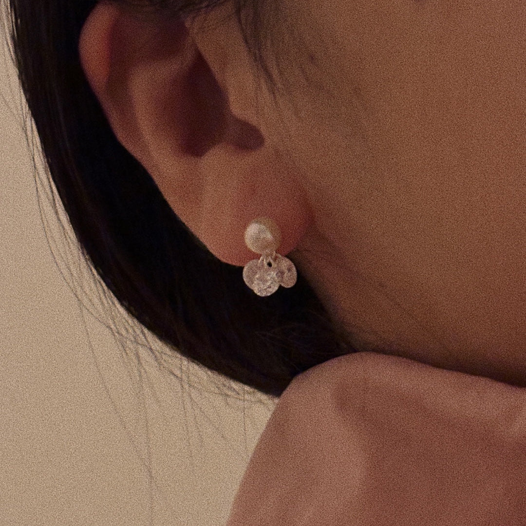 IKON | 925Silver Stella Cluster Pearl Earrings
