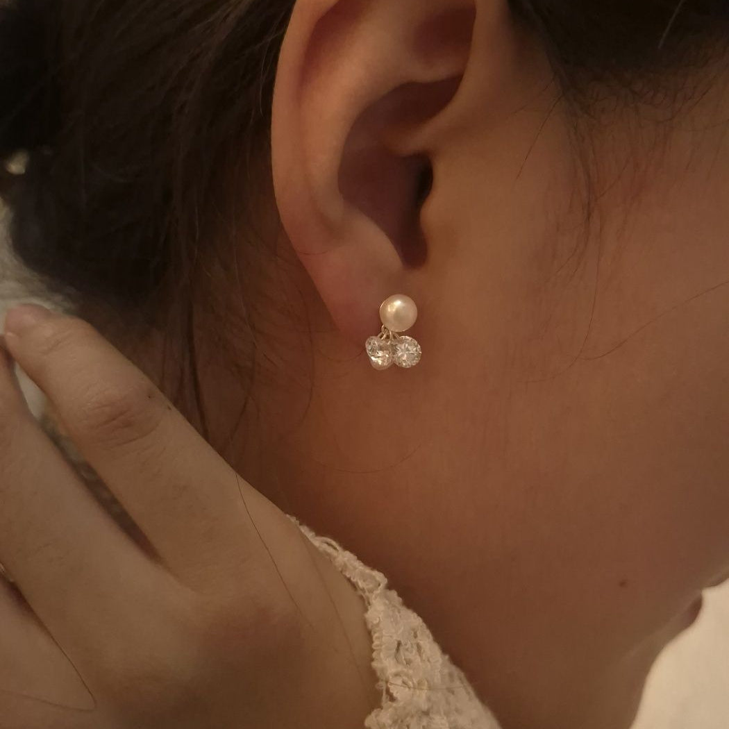IKON | 925Silver Stella Cluster Pearl Earrings