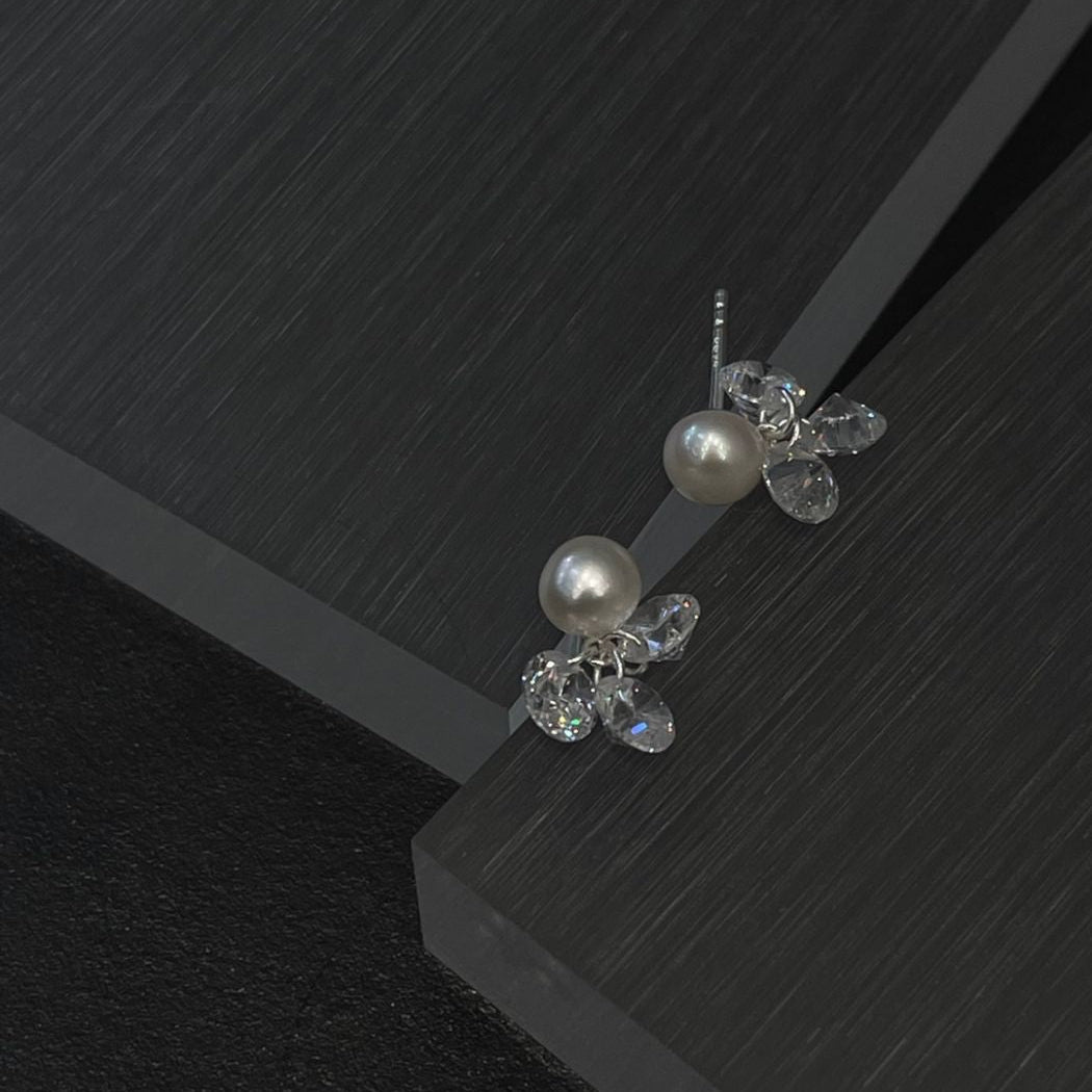 IKON | 925Silver Stella Cluster Pearl Earrings