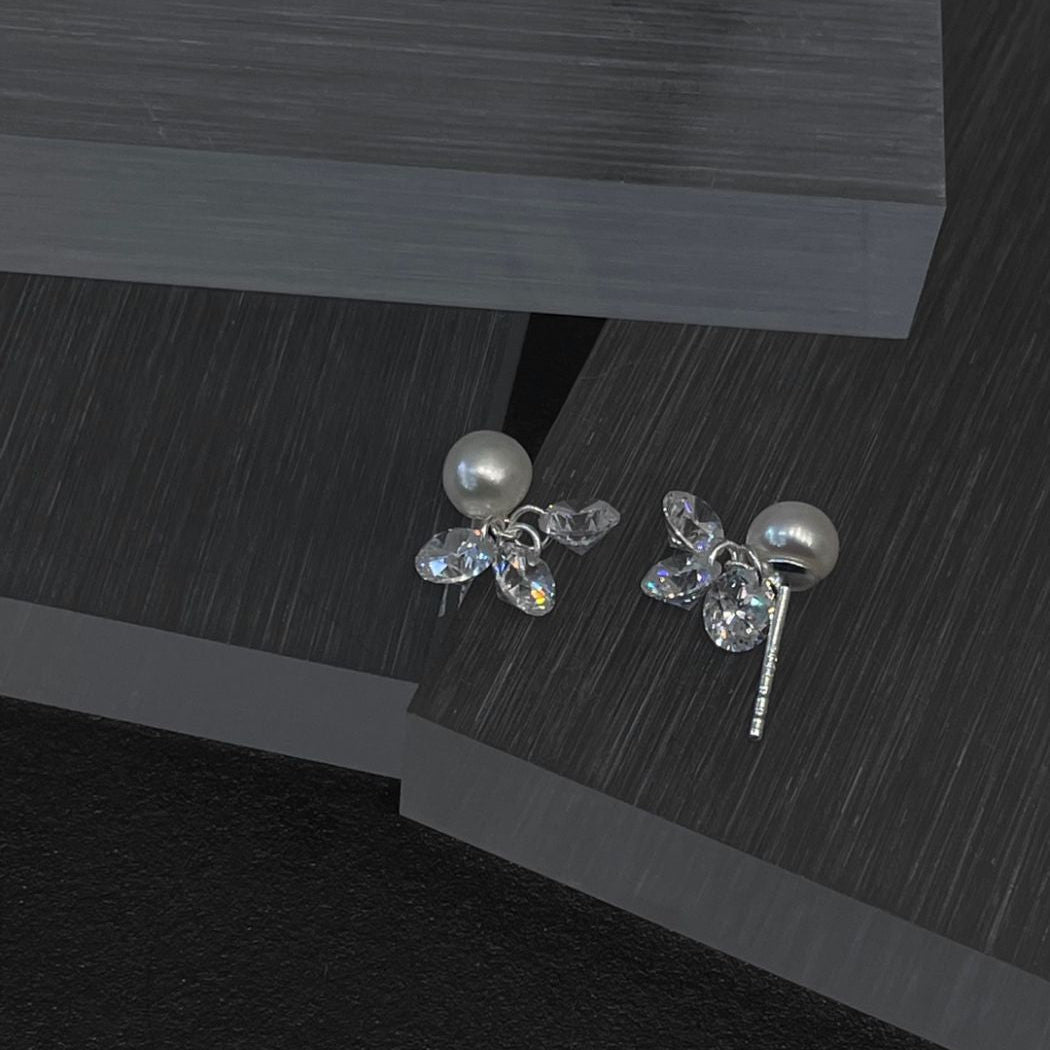 IKON | 925Silver Stella Cluster Pearl Earrings