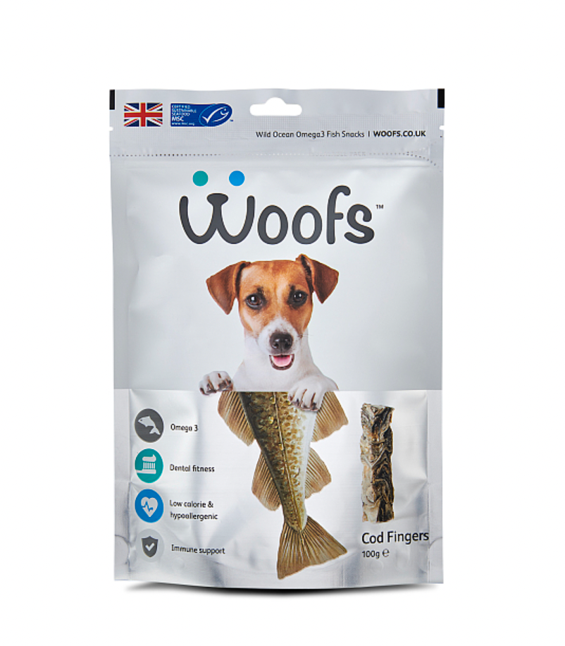 COD FINGERS TREAT FOR DOGS
